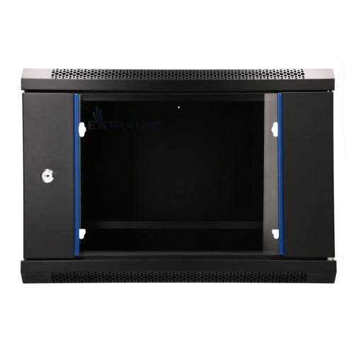 Extralink LITE 6U 530X400 WALL-MOUNTED RACKMOUNT CABINET BLACK Stojak wolnostojący/ścienny/podłogowy Czarny - 3005851