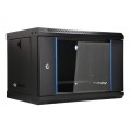 Extralink LITE 6U 530X400 WALL-MOUNTED RACKMOUNT CABINET BLACK Stojak wolnostojący/ścienny/podłogowy Czarny - 3005857