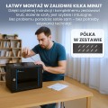 Extralink LITE 6U 530X400 WALL-MOUNTED RACKMOUNT CABINET BLACK Stojak wolnostojący/ścienny/podłogowy Czarny - 3005868
