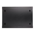 Extralink LITE 6U 530X400 WALL-MOUNTED RACKMOUNT CABINET BLACK Stojak wolnostojący/ścienny/podłogowy Czarny - 3005854