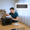 Extralink LITE 6U 530X400 WALL-MOUNTED RACKMOUNT CABINET BLACK Stojak wolnostojący/ścienny/podłogowy Czarny - 3005863