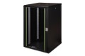 Digitus Szafa sieciowa wisząca Unique 19" 20U rack 600x600, drzwi szyba, czarny, niedzielona, złożona, 100kg - 2990787