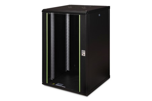 Digitus Szafa sieciowa wisząca Unique 19" 20U rack 600x600, drzwi szyba, czarny, niedzielona, złożona, 100kg - 2990796