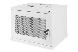Digitus Szafa sieciowa wisząca 19" 7U rack 540x400, drzwi perforacja, szary, niedzielona, niezłożona, 60kg