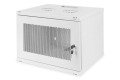 Digitus Szafa sieciowa wisząca 19" 7U rack 540x400, drzwi perforacja, szary, niedzielona, niezłożona, 60kg - 2991038