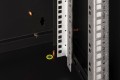 Digitus Szafa sieciowa wisząca Unique 19" 16U rack 600x450, drzwi szyba, czarny, niedzielona, złożona, 100kg - 3027103