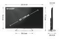 Telewizor SHARP 55JP7265E QLED 55" 4K Ultra HD Google TV Dolby Digital Plus Czarny - 2993539