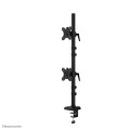 Neomounts DS60-600BL2V uchwyt / stojak do monitorów 81,3 cm (32") Biurko Czarny - 3029527