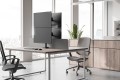 Neomounts DS60-600BL2V uchwyt / stojak do monitorów 81,3 cm (32") Biurko Czarny - 3029536