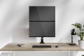 Neomounts DS60-600BL2V uchwyt / stojak do monitorów 81,3 cm (32") Biurko Czarny - 2993695