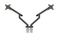 BakkerElkhuizen Bakker Elkhuizen Flexible Dual - Zestaw montażowy - Regulowane podwójne ramię - Do 2 monitorów - Aluminium, stal, tworzywo ABS, guma termoplastyczna (TPR), poliamid (PA6) - Ciemnoszary - 2993821