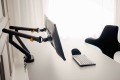 BakkerElkhuizen Bakker Elkhuizen Flexible Dual - Zestaw montażowy - Regulowane podwójne ramię - Do 2 monitorów - Aluminium, stal, tworzywo ABS, guma termoplastyczna (TPR), poliamid (PA6) - Ciemnoszary - 2993819