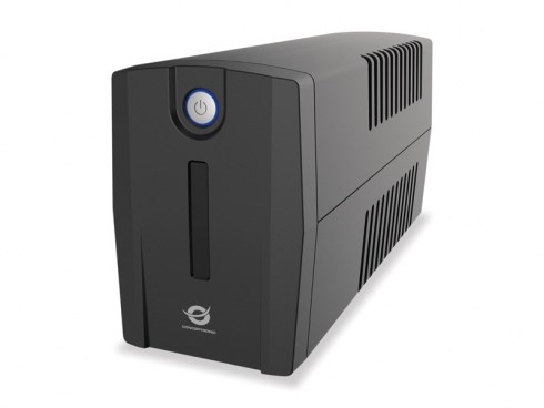Zasilacz awaryjny UPS Conceptronic 850VA/480W/4xIEC/HID USB/RJ45in/Out/AVR sw - 2995300