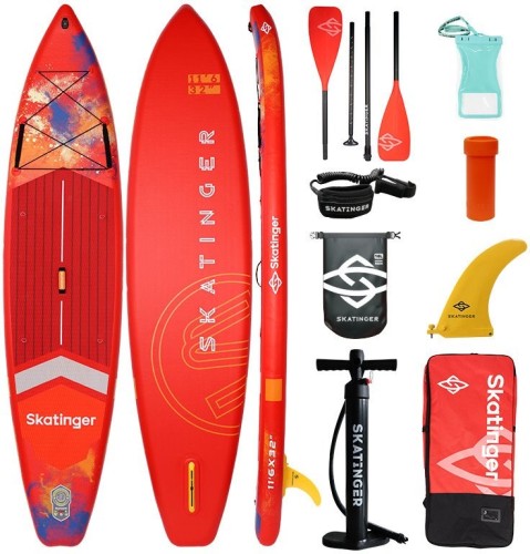 Deska SUP SKATINGER Interstellar red 350x81x15 - 3023307