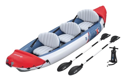 Bestway 65132 / 25 kajak sportowy 1 os. Wielobarwny Kopolimer akrylonitrylo-butadieno-styrenowy (ABS), Aluminium, Polipropylen (PP), Polichlorek winylu (PVC) Nadmuchiwany kajak - 2997872