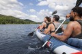 Bestway 65132 / 25 kajak sportowy 1 os. Wielobarwny Kopolimer akrylonitrylo-butadieno-styrenowy (ABS), Aluminium, Polipropylen (PP), Polichlorek winylu (PVC) Nadmuchiwany kajak - 2997865