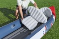 Bestway 65132 / 25 kajak sportowy 1 os. Wielobarwny Kopolimer akrylonitrylo-butadieno-styrenowy (ABS), Aluminium, Polipropylen (PP), Polichlorek winylu (PVC) Nadmuchiwany kajak - 2997833