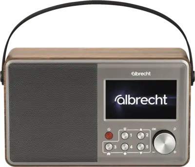 Albrecht DR 862 Przenośny Cyfrowy Szary, Drewno - 2982186