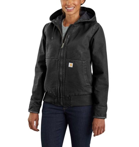 Kurtka ocieplana damska Carhartt Washed Duck Active Jackets - black rozmiar: s - 2984711