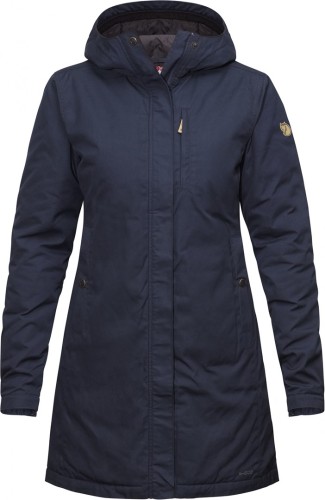 Płaszcz damski Fjallraven Kiruna Padded Parka - dark navy rozmiar: S - 2984714