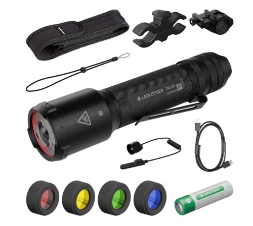 Zestaw mysliwski Ledlenser TAC6R Black Case - 2984895