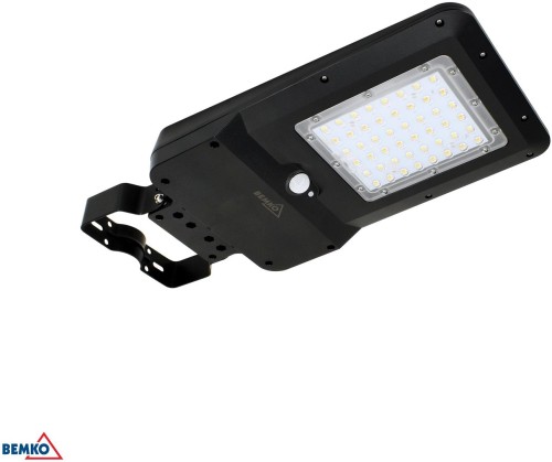 SOLARNA OPRAWA ULICZNA LED BEMKO SOLGER 20W 3000LM 3000/4000/6000K IP65 CZARNA CZ. PIR - 2985069