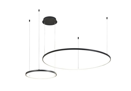 PENDANT LED LIGHT SIBIU 2XROUND 4000K BL - 2985253