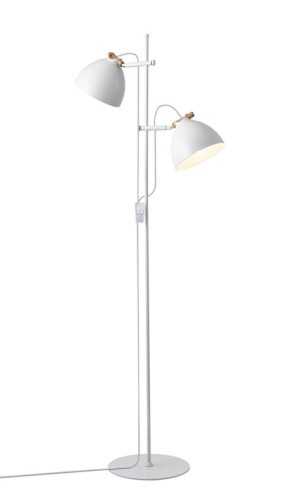 FLOOR LAMP 18X150CM 2XG9 WHITE COLO - 2985204