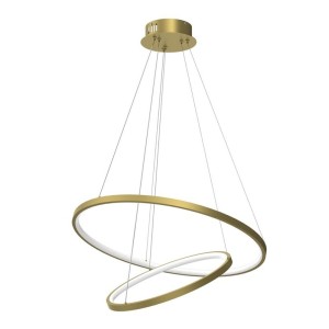 Lampa wisząca LED Ronday 60cm 51W w kolorze złotym