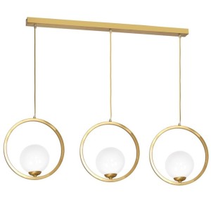 Lampa wisząca KONYA 3XE14 MLP5574 złota
