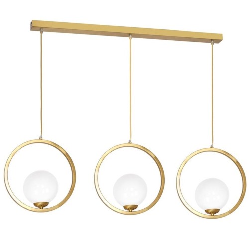 Lampa wisząca KONYA 3XE14 MLP5574 złota - 2985361