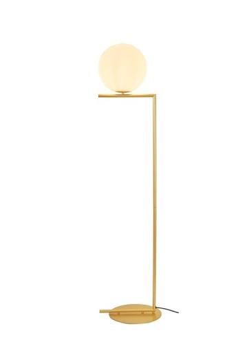 Lampa podłogowa RAILE E27 kolor złoty - 2985366