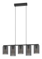Lampa EGLO Colomera, elastyczny uchwyt, czarny, szary, stal, szkło - 2985385