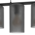 Lampa EGLO Colomera, elastyczny uchwyt, czarny, szary, stal, szkło - 2985386