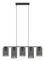 Lampa EGLO Colomera, elastyczny uchwyt, czarny, szary, stal, szkło - 2985387