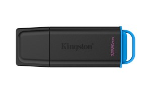 KINGSTON 128GB Portable USB 3.2 Gen 1 DataTraveler Exodia Black/Blue