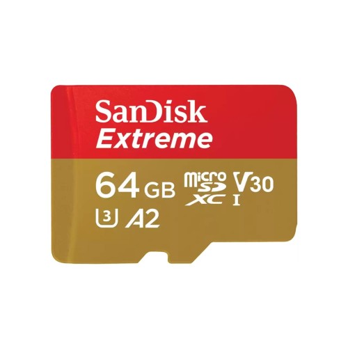 Karta pamięci MicroSDXC SanDisk EXTREME 64GB 170/80 MB/s A2 C10 V30 UHS-I U3 - 3023857