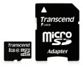 SD microSD Card   8GB Transcend SDHC Class10 w/adapter - 2985835