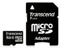 SD microSD Card   8GB Transcend SDHC Class10 w/adapter - 2985834