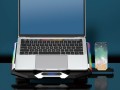 Conceptronic THYIA01B podkładka chłodząca do laptop 43,2 cm (17") Szary - 2986079