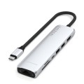 Satechi USB-C 7-w-1 Slim Multi Port Adapter Ethernet Srebrny - 2986358