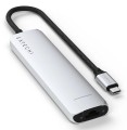 Satechi USB-C 7-w-1 Slim Multi Port Adapter Ethernet Srebrny - 2986354