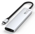 Satechi USB-C 7-w-1 Slim Multi Port Adapter Ethernet Srebrny - 2986353