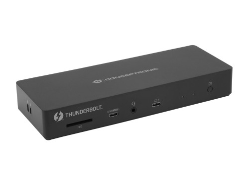 Stacja dokująca CONCEPTRONIC 13-1 USB-C->HDMI/2xUSB-A/2xUSB-C/+ 96W bk - 2986083