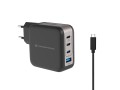 CONCEPTRONIC Ładowarka 4Port GaN 3xUSB-C/1xA 100WPD3.0/PPS sw - 2986118