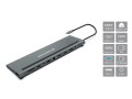 Stacja dokująca CONCEPTRONIC 12-1 USB-C->2xHDMI/3xUSB-A/DP/+ 18cm gr - 2986178