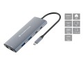Conceptronic DONN06G Przewodowa USB 3.2 Gen 1 (3.1 Gen 1) Type-C Szary - 2986316