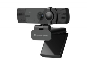 Kamera internetowa Conceptronic AMDIS08B - kolor - 8,3 MP - 3840 x 2160 - 4K - stała ogniskowa - audio - USB 2.0 - MJPEG, YUY2
