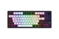HATOR Skyfall 80 MAG ULTIMA 8K wireless klawiatura Gaming USB + RF Wireless + Bluetooth QWERTY US English Czarny, Biały - 2986689