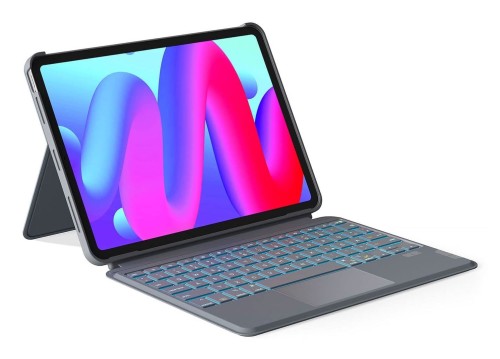 Klawiatura Inateck iPad 11" iPad Air 4-6 QWERTZ szary - 2986553